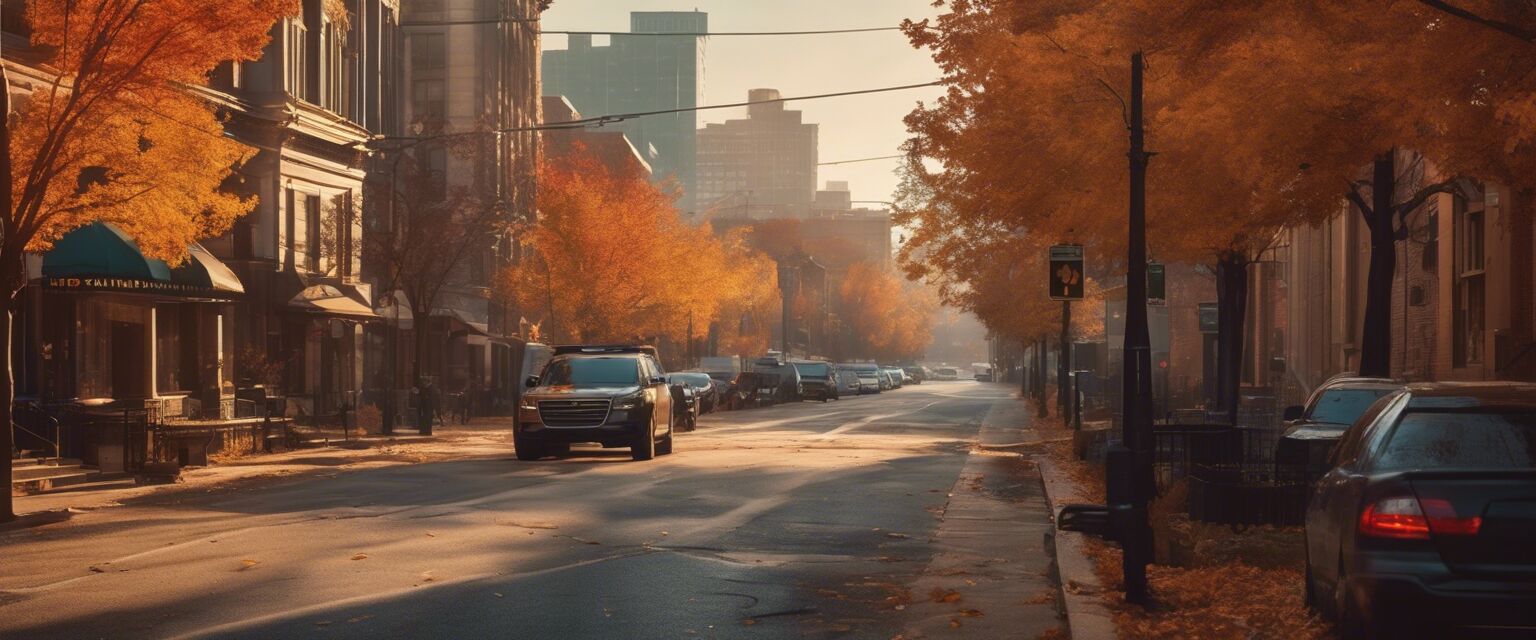 Autumn cityscape