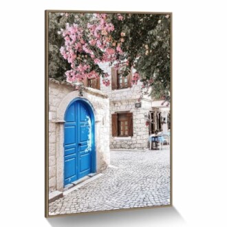 Natural City Street Canvas Wall Art