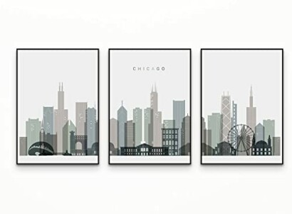 Chicago Skyline Wall Art