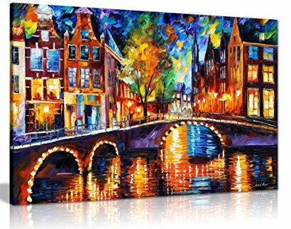 The Bridges of Amsterdam by Leonid Afremov