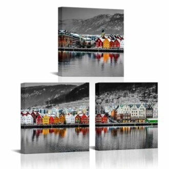 Sepwrol Bergen Norway Canvas Wall Art