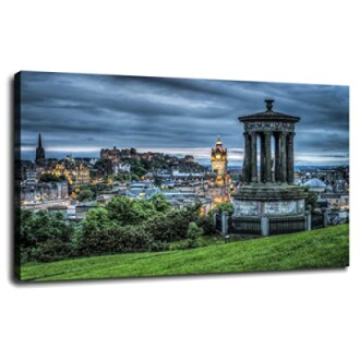 Canvas Wall Art Scotland Edinburgh Landscape Prints