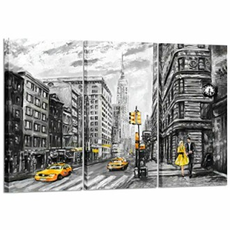 KREATIVE ARTS Modern New York City Canvas Print