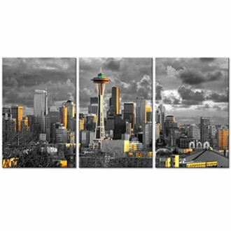 sechars 3 Piece Seattle Canvas Wall Art