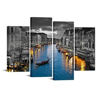 LevvArts Venice Italy Canvas Wall Art